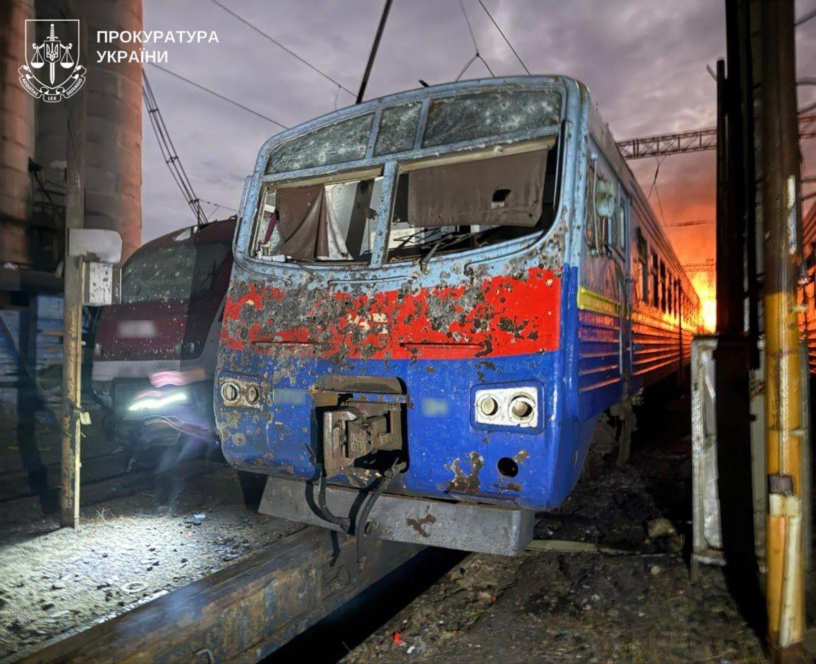 СБУ розслідує нічний обстріл депо у Полтаві як воєнний злочин